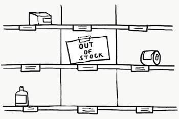 Empty shelves in a supermarket due to COVID-19 doodle element transpar.. | Free  transparent png - 2308094