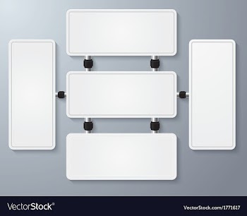  					Empty sign3 vector image														