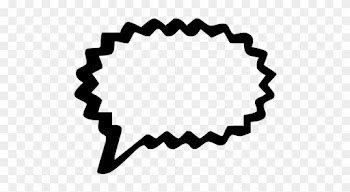 Empty Speech Bubble Clipart - Frames E Molduras Amarelo Png