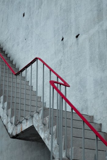 Empty Stair Near Wall