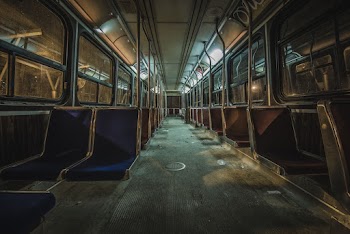 Empty Train Interior