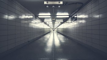 Empty Urban Hallway