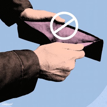 Empty wallet due to coronavirus economic impact social banner illustra.. | Free  photo - 2309896
