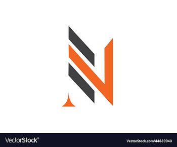 en logo design en letter lettering design