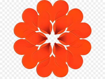 Encapsulated Postscript, Heart, Download, Orange, Red PNG