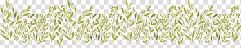 Encapsulated PostScript Wheatgrass Watercolor painting, Leafy Border transparent background PNG clipart