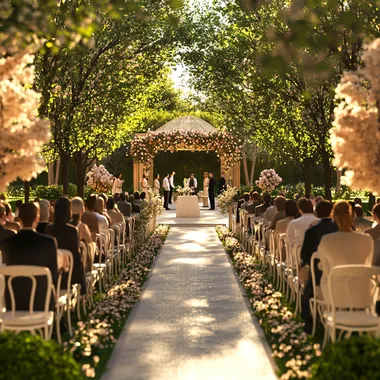 Enchanting Garden Wedding: A Serene Outdoor Celebration Enchanting Garden Wedding: A Serene Outdoor Celebration
