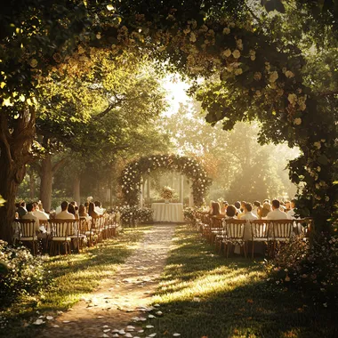 Enchanting Garden Wedding: Elegance and Joy in Nature's Embrace Enchanting Garden Wedding: Elegance and Joy in Nature's Embrace