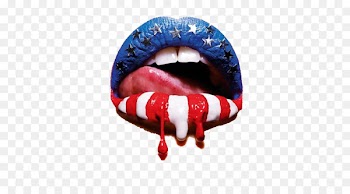 Encino Independence Day Flag of the United States Party July 4 - lips 