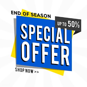End of season special offer sale up to 50% pr.. | Free stock vector - 538290