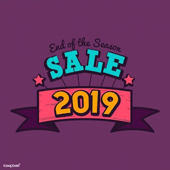 End of the season 2019 sale badge vector | Free stock vector - 532776