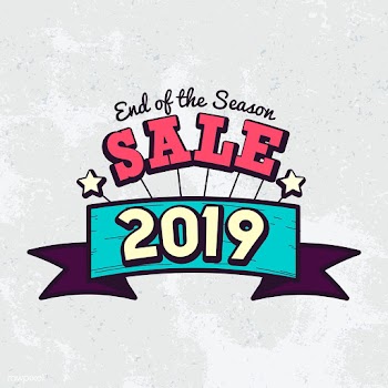 End of the season 2019 sale badge vector | Free stock vector - 532798