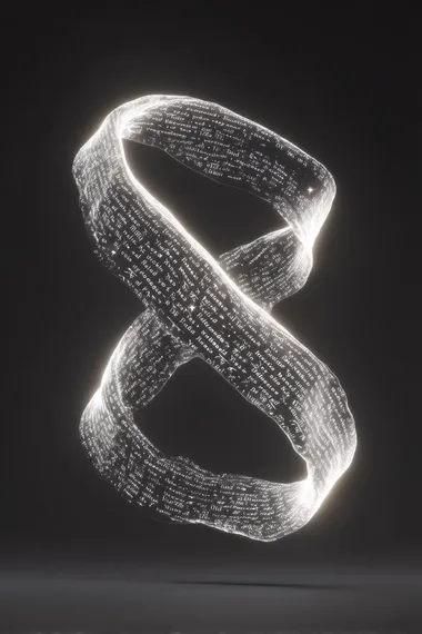 Endless Productivity: Glowing Mbius Strip of To-Do Lists Endless Productivity: Glowing Mbius Strip of To-Do Lists