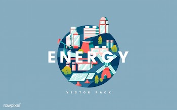 Energy concept vector in blue | Free stock vector - 486892