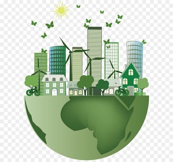Energy conservation - Vector energy saving Caring for the Earth 