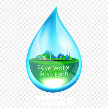 Energy conservation Water Icon - Environmental Earth with water ...