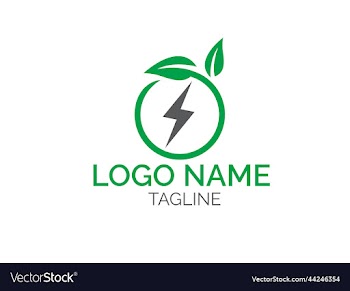 energy leaf logo design energy saving energy