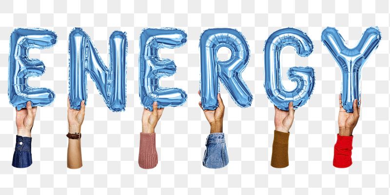 Energy png, letter foil balloon, | Free PNG - rawpixel