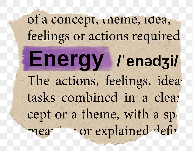Energy png word sticker, torn | Free PNG - rawpixel