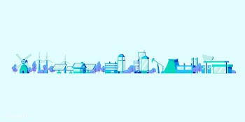 Energy saving concept vector in blue | Free stock vector - 486862