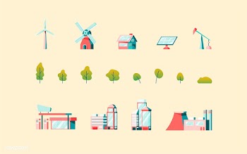 Energy saving concept vector in yellow | Free stock vector - 486859
