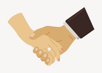 Engagement hands collage element, cute | Free Vector Illustration - rawpixel