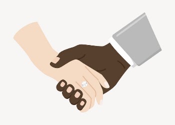 Engagement hands collage element, cute | Free Vector Illustration - rawpixel