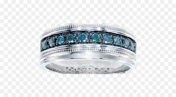 Engagement ring Blue diamond Wedding ring - wedding ring 