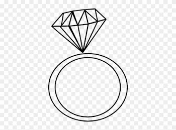 Engagement Ring Clipart Free - Cartoon Wedding Ring