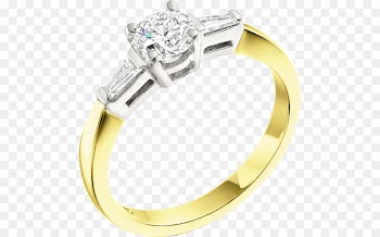 Engagement ring Gold Bijou Wedding ring - ring 