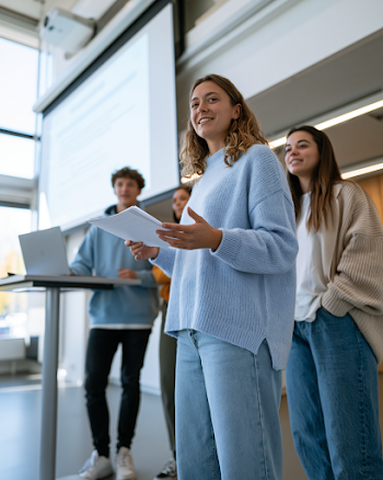 Engaging Student Presentation in Modern Classroom