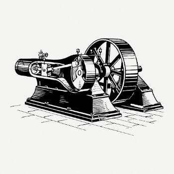 Engine drawing, machine vintage illustration | Free PSD - rawpixel