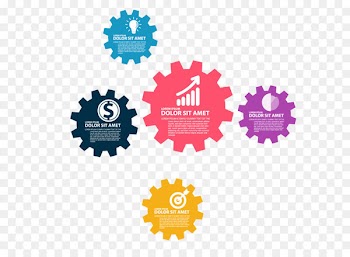 Engineering The Public Utilities Regulatory Authority Gfycat - Gear infographic vector material 
