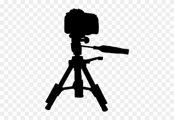 England Flag Clipart Camera - Camera On Tripod Clipart