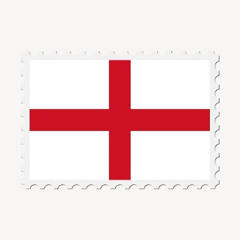 England flag clipart, postage stamp | Free Vector - rawpixel