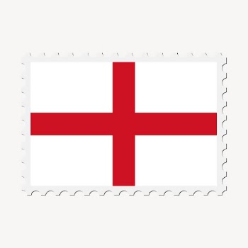 England flag collage element, postage | Free PSD - rawpixel
