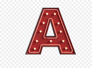 English alphabet Letter - Red English alphabet 