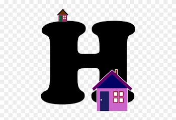 English Alphabet With Picture Letter H, 26 English - Colony House Logo