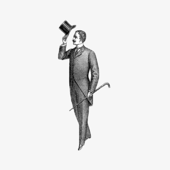 English Gentleman, Gentleman, United Kingdom, Black And White PNG ...