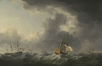 English Ships Running before a Gale | Free Photo - rawpixel