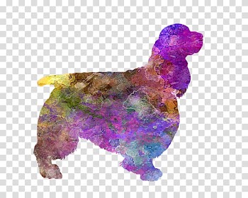 English Springer Spaniel Welsh Springer Spaniel Watercolor painting Ceramic, Springer Spaniel transparent background PNG clipart