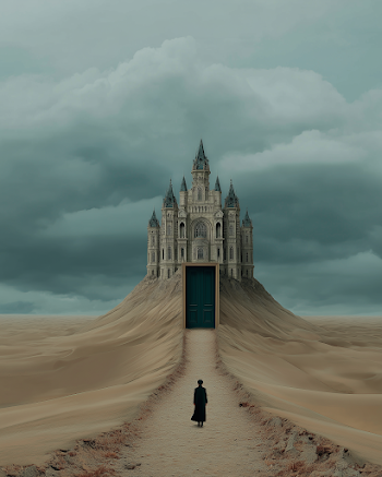 Enigmatic Desert Castle