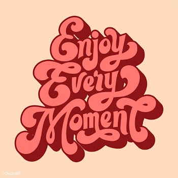 Enjoy every moment typography style illustrat.. | Free stock vector - 472690