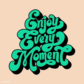 Enjoy every moment typography style illustrat.. | Free stock vector - 472697