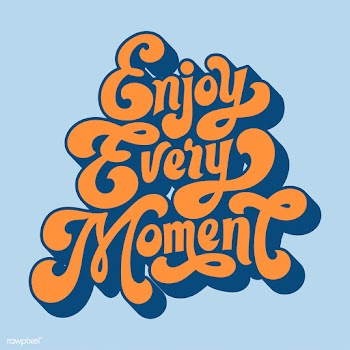 Enjoy every moment typography style illustrat.. | Free stock vector - 472699