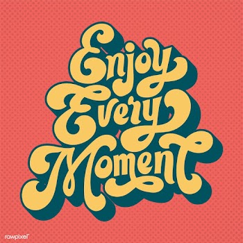 Enjoy every moment typography style illustrat.. | Free stock vector - 472709