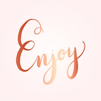 Enjoy handwritten typography style vector | Free stock vector - 517825
