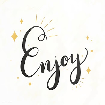 Enjoy life greeting card | Free stock vector - 566640