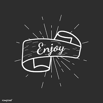 Enjoy text in a badge | Free stock vector - 575050