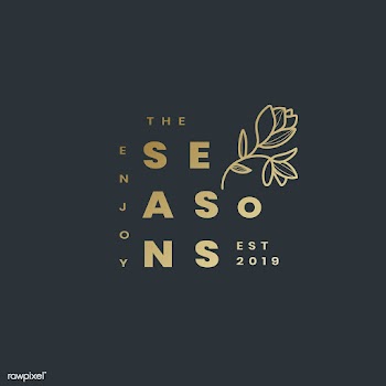 Enjoy the seasons logo design vector | Free stock vector - 523400